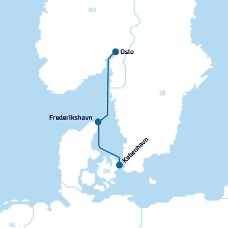 Dfds Ferry - Frederikshavn To Oslo Hotel ภายนอก รูปภาพ